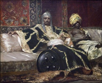 Janissaire et eunuque Jean Joseph Benjamin Constant Orientalista Pinturas al óleo